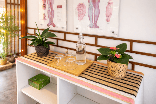 Relaxing massage setting